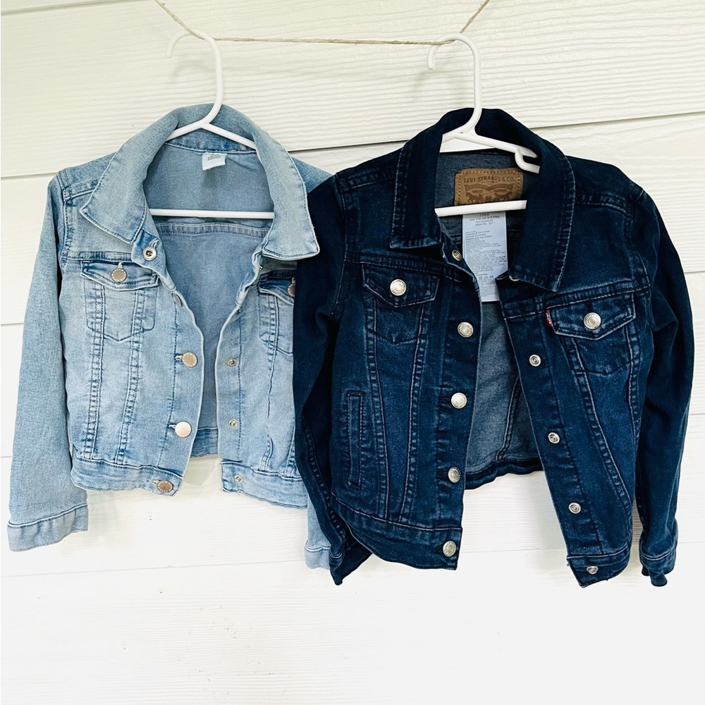 Set of 2 size 5 girls denim jackets